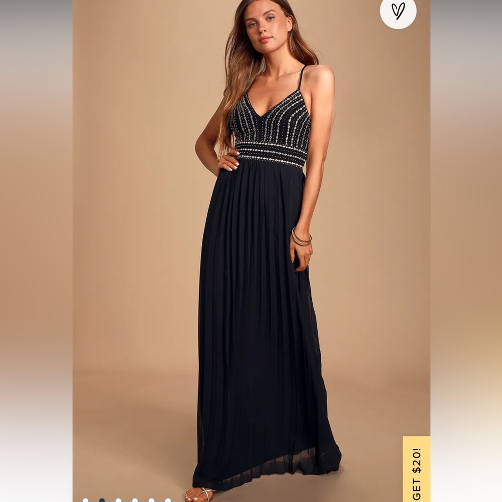 Lulus black formal dress S